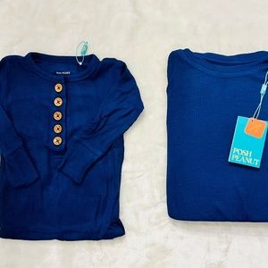 Matching pijamas set for dad and boy